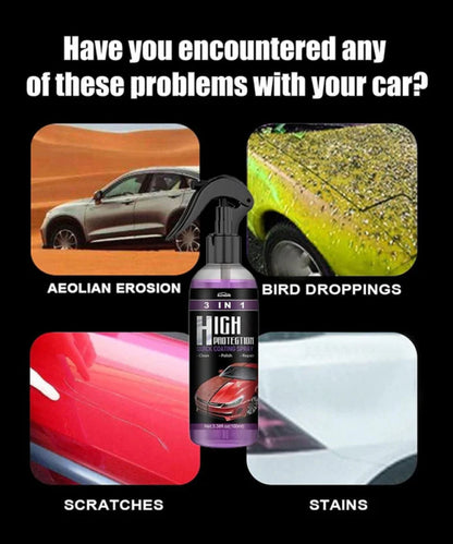 High Protection 3 in 1 Car Ceramic Coating Spray